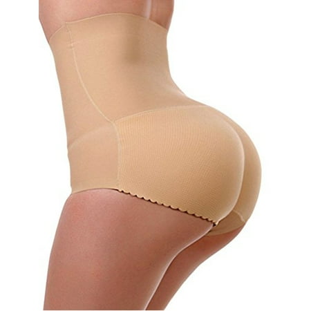 LELINTA Women's High Waist Tummy Control Padded Butt lifter Enhancer Panties Slimming Underwear Body (Best Control Top Panties)