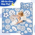 thumbnail image 4 of Baseball Football Pattern Toddler Nap Mats for Kids Preschool,Sleeping Mat Bag or Kids,Toddler Sleeping Bag,Toddler Nap Mat or Daycare, 4 of 6
