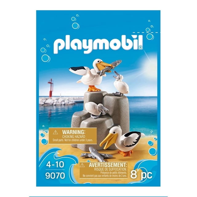 Familia de pelícanos Playmobil Family Fun 8 pzas