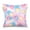 Pink, variant on Candy Pastel Throw Pillow Covers Couch Pillowcases Decor for Bed Sofa 16" x 16"