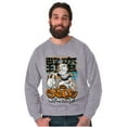 thumbnail image 4 of Urban Popeye Savage Not Average Men's Crewneck Sweatshirt Brisco Brands S, 4 of 6
