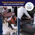 thumbnail image 5 of Andador plegable Drive Medical RTL10266CH-HS Nitro DLX con asiento, color champán (marrón), 5 of 5