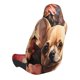 thumbnail image 2 of Balery Vintage Red Flower Chihuahua Funda de Asiento para Auto con Diseño - Cubierta Frontal Suave y Transpirable con Protector Antideslizante- 1 Unidad, 2 of 5