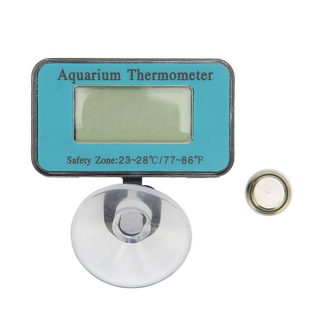 Digital LCD Thermometer Waterproof High Accuracy Aquarium Thermometer with Sucker for Diving