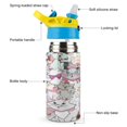 thumbnail image 3 of The Aristocats Kids Water Bottle with Silicone Straw And Spill-Proof Lid, Stainless Steel Double-Wall Vacuum Insulated Water Bottles for Boys Girls, 3 of 8