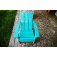 thumbnail image 6 of POLYWOOD Modern Outdoor Adirondack Chair in Mahogany, 6 of 8