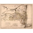 thumbnail image 2 of Bohn 18x15 White Modern Wood Framed Museum Art Print Titled - New York - Bohn 1799, 2 of 4