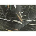 thumbnail image 3 of Ambesonne Leaves Quilted Bedspread Set 3 Pcs, Modern Simplistic Leafy Art, King, Dark Olive Green and Yellow, 3 of 4