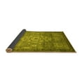 thumbnail image 2 of Ahgly Company Indoor Rectangle Abstract Yellow Modern Area Rugs, 4' x 6', 2 of 4