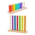 thumbnail image 3 of Xuanheng 2Pcs Wooden Color Sorting Stacking Toys Children Sensory Toy Educational Toy Style A, 3 of 8