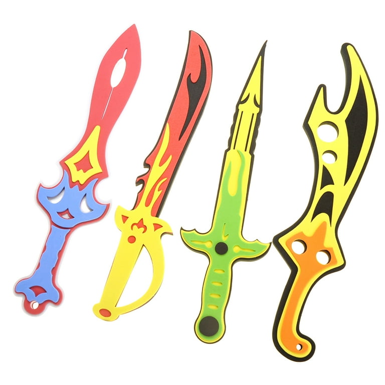 PlayWorld Giddyup! Buck's 8 Pack Foam Swords Play Set - Walmart.com