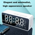 thumbnail image 3 of G50 Wireless Bluetooth Speaker with FM Mini Card Mirror Alarm Clock Audio Stall Receiving K Voice Prompt, 3 of 6