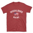 thumbnail image 1 of Vassalboro Maine Patriot Men's Cotton T-Shirt, 1 of 1