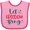 Pink and Red, variant on Inktastic 4th of July Let Freedom Ring with Stars Boys or Girls Baby Bib