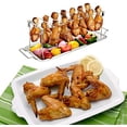 thumbnail image 3 of Bayou Classic 0770 Leg Wing Rack Display Stainless Steel, 3 of 6