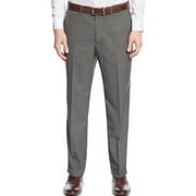 Nautica NEW Gray Houndstooth Mens Size 33X30 Dress Pleated Front Pants