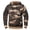 Khaki, variant on comerut Fall Winter Men Hoodie Camouflage Print Hooded Drawstring Long Sleeves Elastic Cuff Patch Pocket Color Matching Soft Thick Warm Mid Length Hoodie