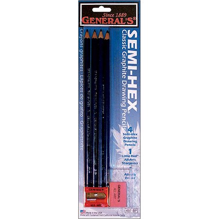 drawing walmart pencil Pencils, Pencil 4 Semi Pack Graphite General Drawing Hex