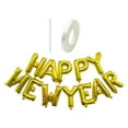 thumbnail image 1 of Bannière de Fond de Ballons Bonne Année pour Cheminée Mariage Fête Or, 1 of 8