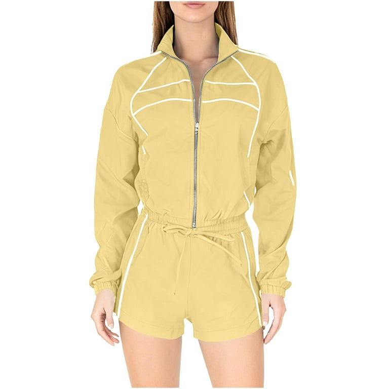 Busydd Lounge Sets for Women Trendy Solid Color Striped Two Piece