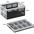 thumbnail image 2 of Readsky 4-Pack Plastic Collapsible Storage Crates, Folding Crates Storage, 30 L, 2 of 7