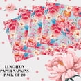 thumbnail image 6 of Keep Unique Spring Floral Decoupage Napkins, Decorated Flower Luncheon Napkins, Assorted Color, 20/Pack, 6 of 6