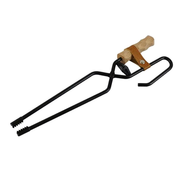 Pinzas para fuego, hoguera, leña, aislamiento térmico, registro de madera, pinzas para fogata, horno, chimenea, pinzas para Picnic, parrilla para acortar perfecl Pinzas para chimenea