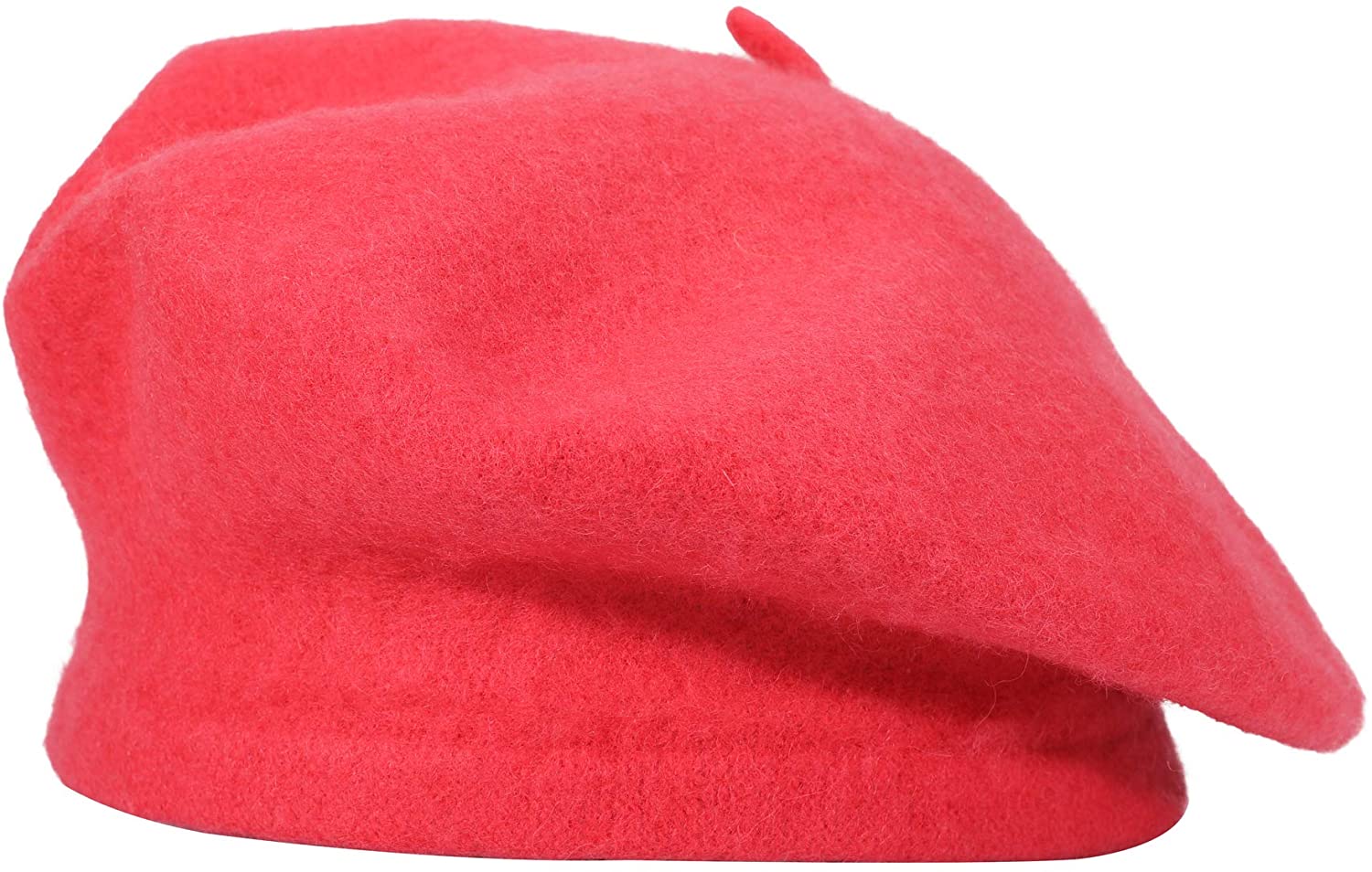 Wool Beret Hat Classic Solid Color 
