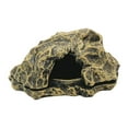 thumbnail image 1 of koolsoo Reptile Hideout Accessories Resin Rock for Small Reptiles Amphibians Lizards Bronze Color, 1 of 9
