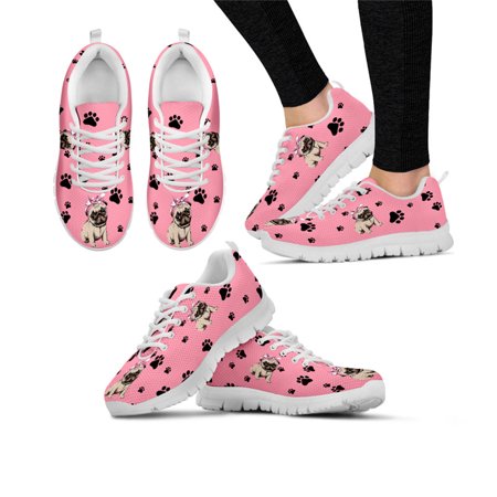 

Fashion Cute Pets Dogs Footprints Paw Heart Love Heartbeat Print Shoes Woman Luxury Brand Women Shoes Casual Sneaker