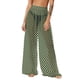 thumbnail image 2 of Pincandy Women See Through Sheer Mesh Pants Beach Swimsuit Bikini Bottom Cover up Party Club Elastic High Waist Wide Leg Pants, 2 of 7
