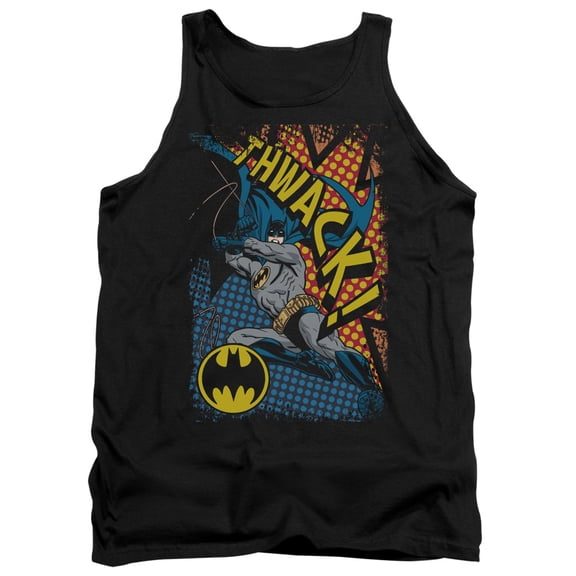 Batman Thwack Adult Tank Top Black