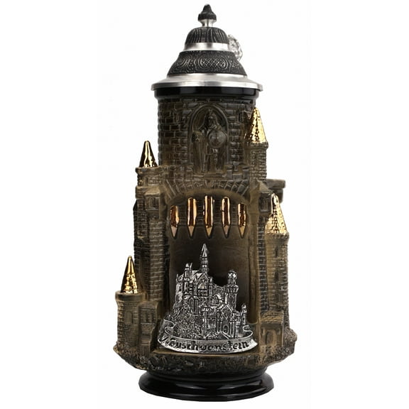 German Stein Tower Stein 0.3 liter tankard, beer mug