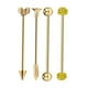 thumbnail image 5 of Con Barra Industrial Fernando de acero inoxidable 4 Piezas Oro, 5 of 8