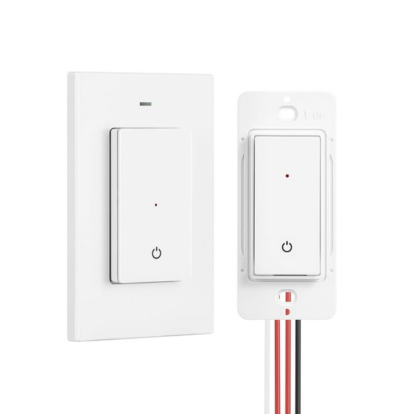 Interruptor de luz inalámbrico DEWENWILS de 3 vías, 38 m, alcance 125 V