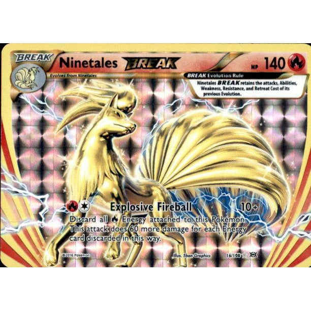 Pokemon Evolutions Ninetales BREAK #16 - Walmart.com - Walmart.com