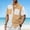 (Casual 50)Khaki, variant on Men Casual Shirts Summer Short Sleeve Shirt Fashion Print Turndown Collar Colorblock Pocket Button Down Loose Tops Tee
