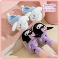 thumbnail image 2 of Zapatillas de algodón para niños Sanrio Kuromi, dibujos animados Kawaii Cinnamoroll Hello Kitty, lindas zapatillas de invierno para niñas con suela gruesa y cálidas para el hogar, regalos, 2 of 5