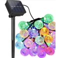 thumbnail image 1 of Guirnaldas de luces solares para exteriores - 5M 20 LED coloridas impermeables superan, 1 of 3