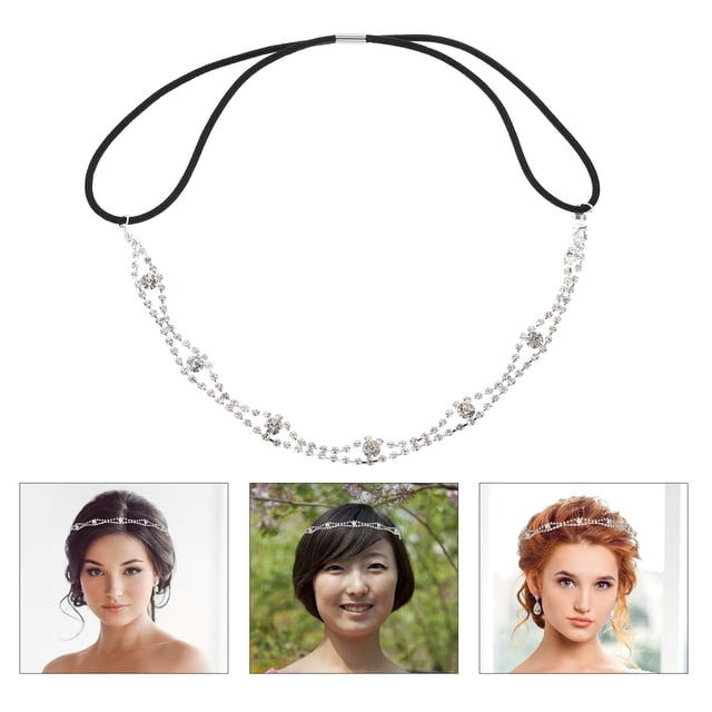 unbranded 2Ud Retro Plateado Con Cadena Y Para Mujer Accesorio De Fiesta