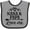 Heather and Black, variant on Inktastic Nana Papa Love Me Grandchild Boys or Girls Baby Bib
