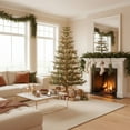 thumbnail image 6 of Stephan Roberts 6ft Pre-Lit Faux Alpine Balsam Tree, 780 Tips, 170 Warm White & Multicolor LED Lights, 10 Modes, Slim Artificial Christmas Tree, 6 of 18