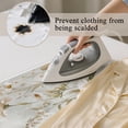 thumbnail image 5 of ZIATUBLES Daisy Butterfly Print Ironing Blanket for Table Top Multifunctional Travel Ironing Board Alternative Mat Heat-Resistant Ironing Pad for Laundry, Travel, RV, 31.5" x 19.6", 5 of 7