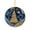 D, variant on Christmas Tree Ornament, Acrylic Pendant Decoration, Navy Blue and Gold Christmas Hanging Decoration for Home and Car, Durable and Elegant Acrylic Material