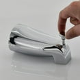 thumbnail image 2 of EcoNesxp 1/2 inch copper pipe sliding bathtub spout chrome with pull-up diverter, 2 of 5