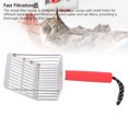 thumbnail image 4 of Kitty Litter Scoop, Cat Litter Scoop, Stainless Steel Fast Filtration, Lightweight, Compact Storage for Cat Litter Box Cleaning, Easy Portability, 4 of 7