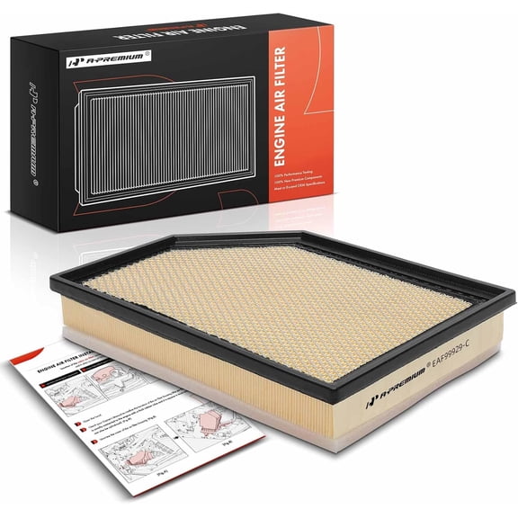 A-Premium Engine Air Filter Compatible with Jeep WS Series Grand Wagoneer 2022-2024, Grand Wagoneer L 2023-2024, Wagoneer 2023-2024, Wagoneer L 2023-2024, 3.0L