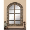 thumbnail image 2 of DecMode 32"W, 48"H Arch Wall Mirror, Brown, 2 of 15