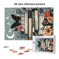 thumbnail image 6 of Disketp Vintage Art Butterfly Flower Custom Puzzle Personalized Puzzles 1000 Pieces, Customized Picture Puzzle for Adult and Teens((29.5×19.7in, Vertical), 6 of 9
