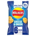 thumbnail image 5 of Walkers Mild Cheese & Onion Less Salt Multipack Crisps 6x25g, Imported from Britain, 5 of 5